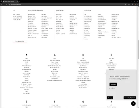 Seattle Creative Directory