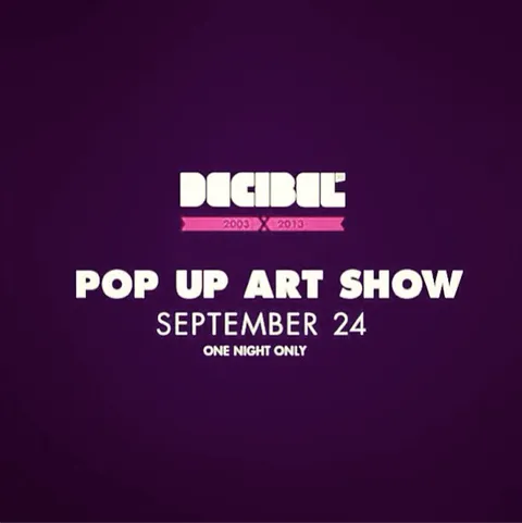 Decibel Festival Popup Artshow
