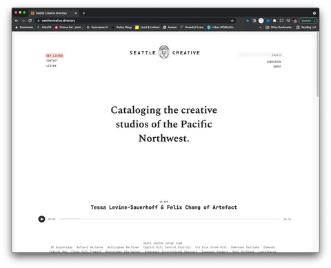 Seattle Creative Directory
