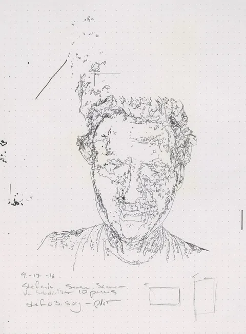 Photogrammetry on a Pen Plotter