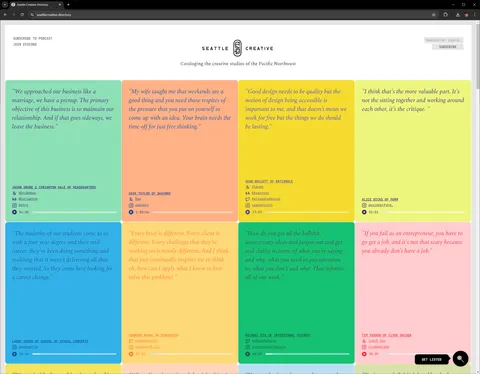 Seattle Creative Directory